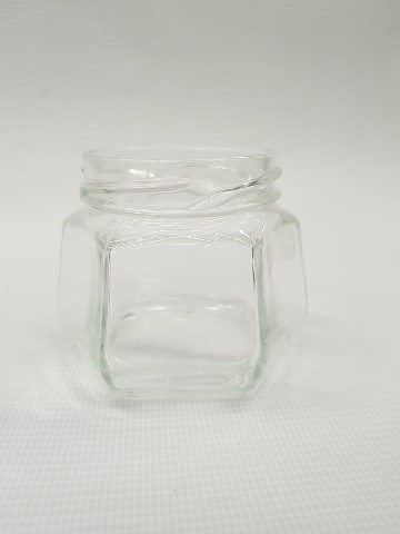 PTA0056 - POTE VIDRO 0170ML GARRA 63MM SEXTAVADO 9208