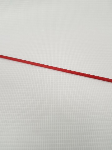 VAR0008 - VARETA DE FIBRA 3MMX25CM VERMELHO